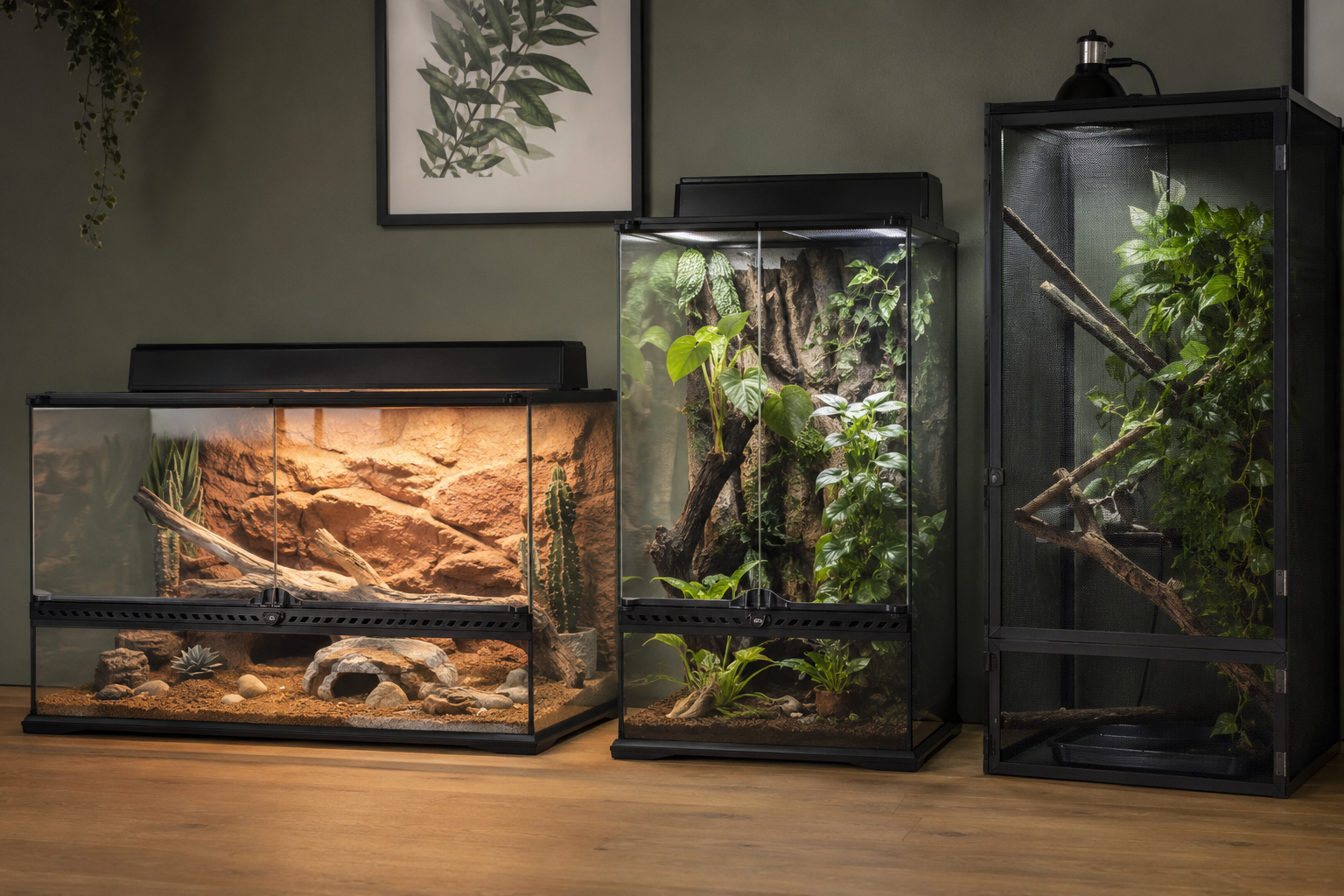 Choisir son terrarium pour reptile