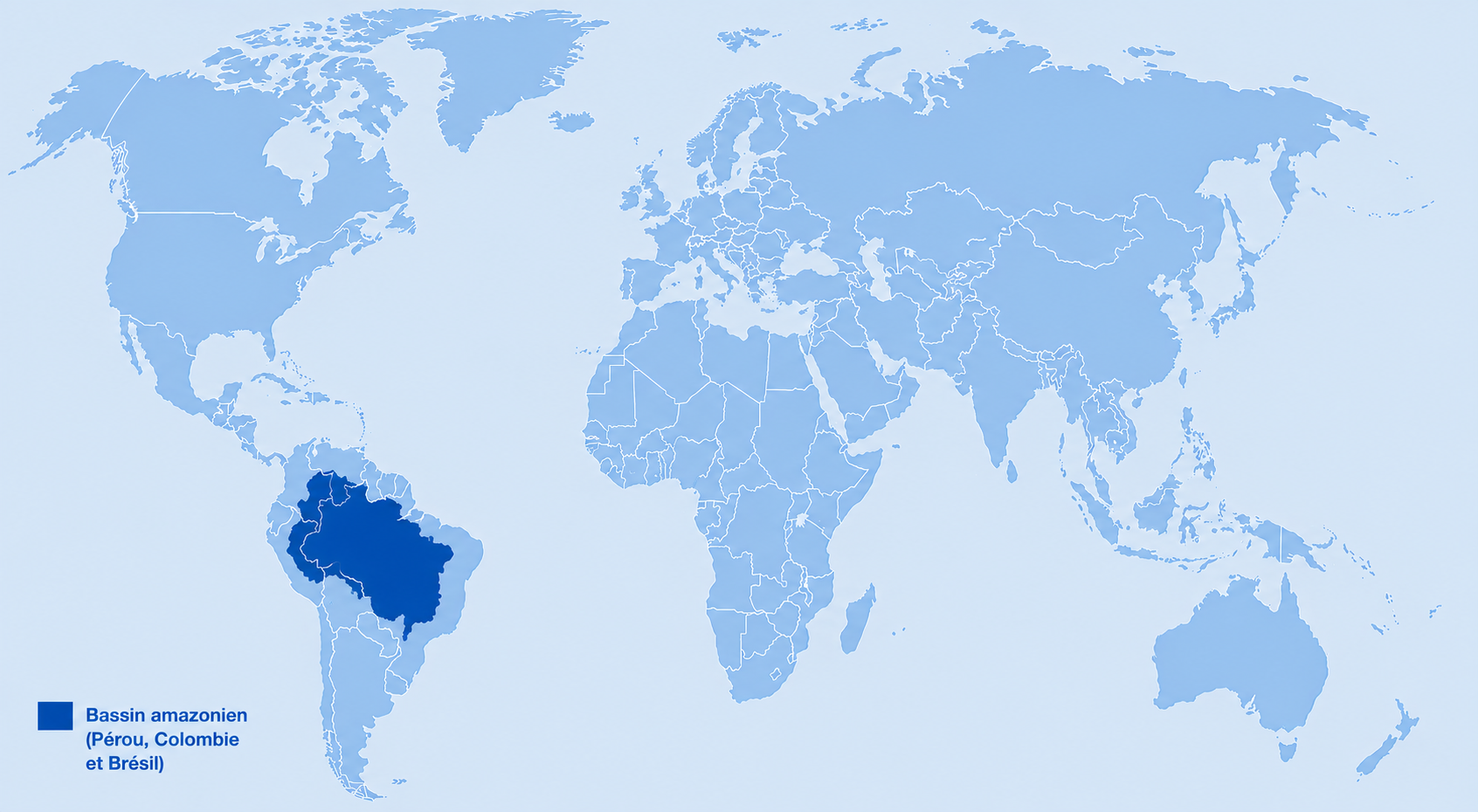 Zone de répartition de Pterophyllum scalare